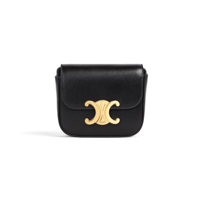 CELINE MINI CLAUDE IN SHINY CALFSKIN 10I513DPV.38NO (11*8*4cm)